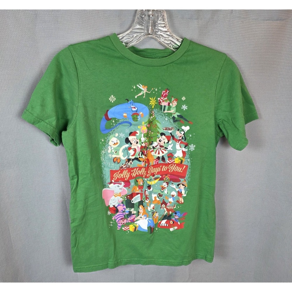 Disney Parks Christmas Holiday 2023‎ Jolly Holly Holiday Adult Shirt Size XL